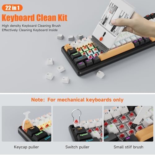 22-in-1 Laptop Cleaning Kit with Key Puller and Shaft Puller