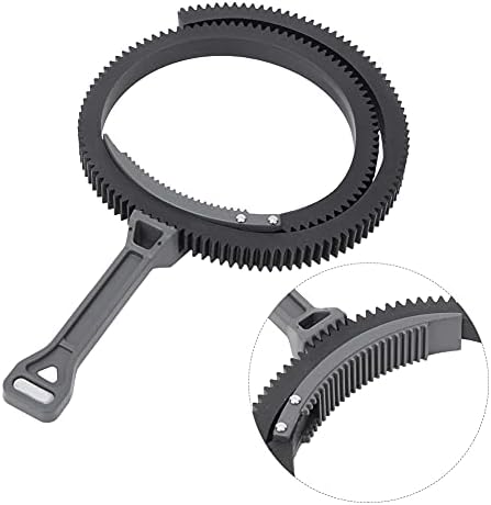 Tbest Adjustable Zoom Follow Focus Lever with Gear Ring for DSLR Cameras