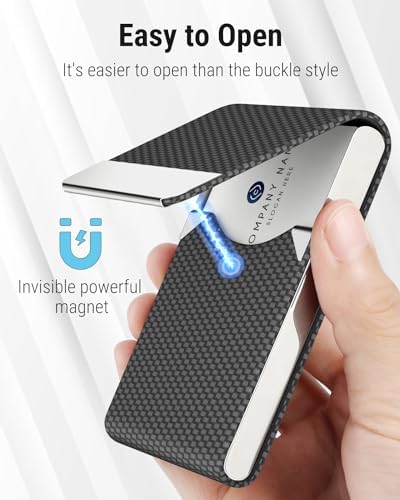 MaxGear Business Card Holder Black Carbon