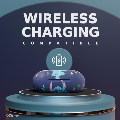 Disney Lilo and Stitch Bluetooth Earbuds with 30 Hours Playtime