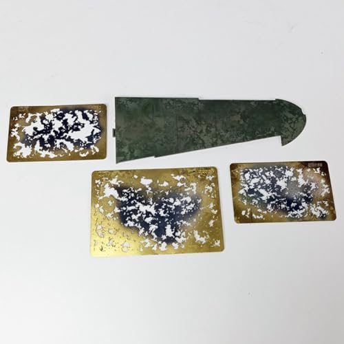 Brass Airbrush Stencils for Model Painting and Decorating