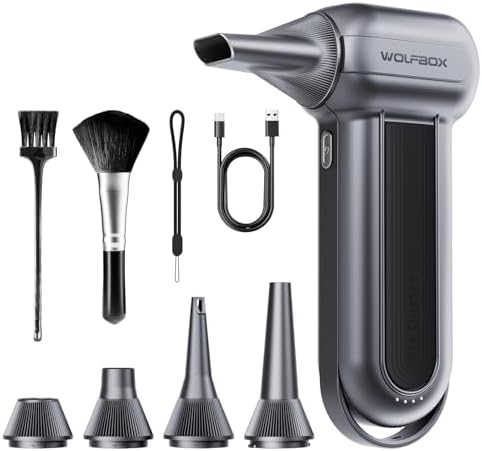WOLFBOX MF100 Electric Air Duster with 3-Gear Adjustment