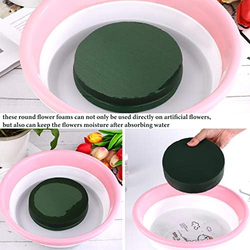 6 Pack Green Floral Foam Blocks 71 Inch Round