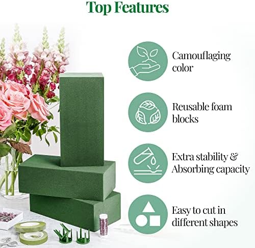 Noe Malu 8 Pcs Floral Foam Blocks for Floral Arrangements