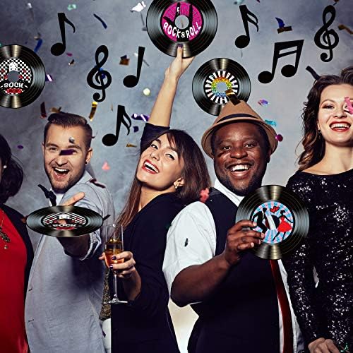 Boao 40 Pcs Music Notes Cutouts for Party Decorations