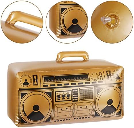 Inflatable Boombox and Phone 80s 90s Party Decor