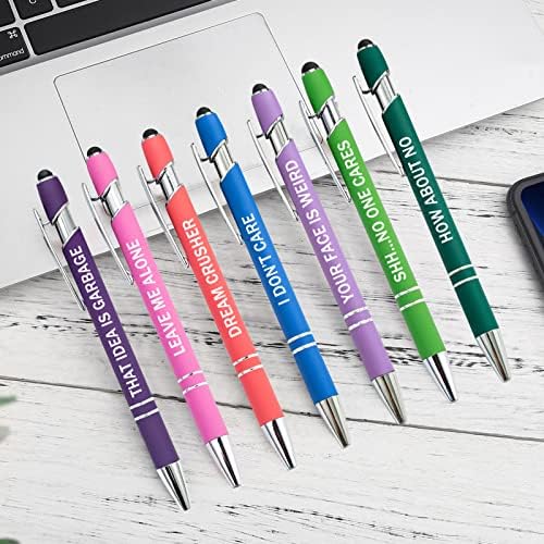 PASISIBICK 12 Funny Sarcasm Ballpoint Pens Set