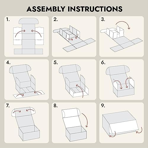 Stockroom Plus 50 Pack White Box Mailers