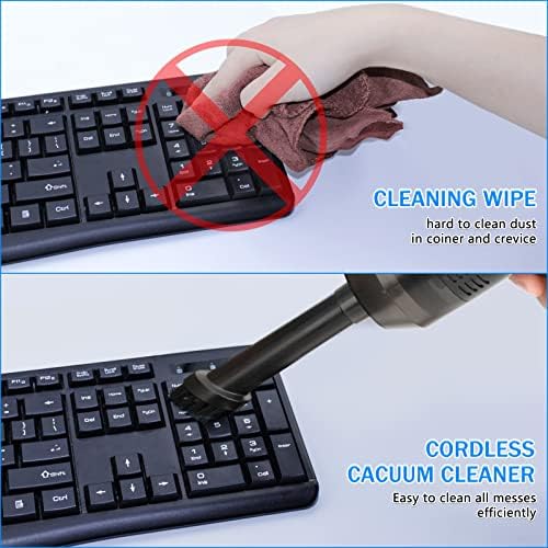 Dealswin Keyboard Cleaner Rechargeable Mini Vacuum