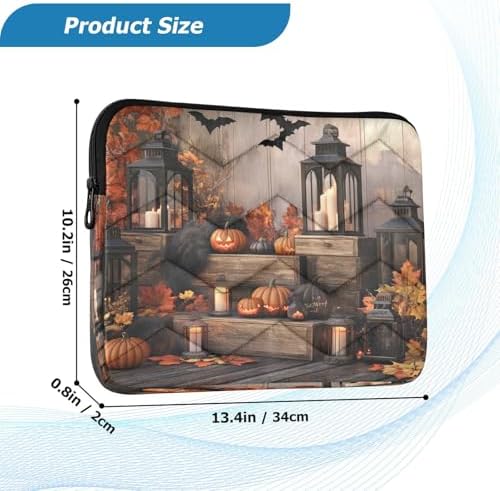 Halloween Bats Laptop Sleeve Case Cover for 13-14 Inch Laptops