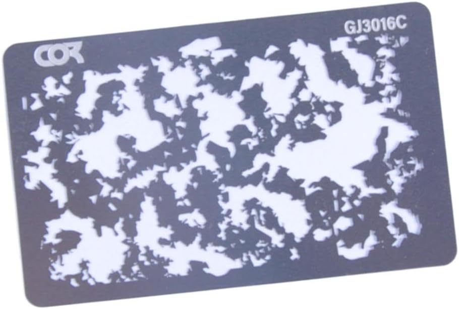 Brass Airbrush Stencils for Model Painting and Decorating