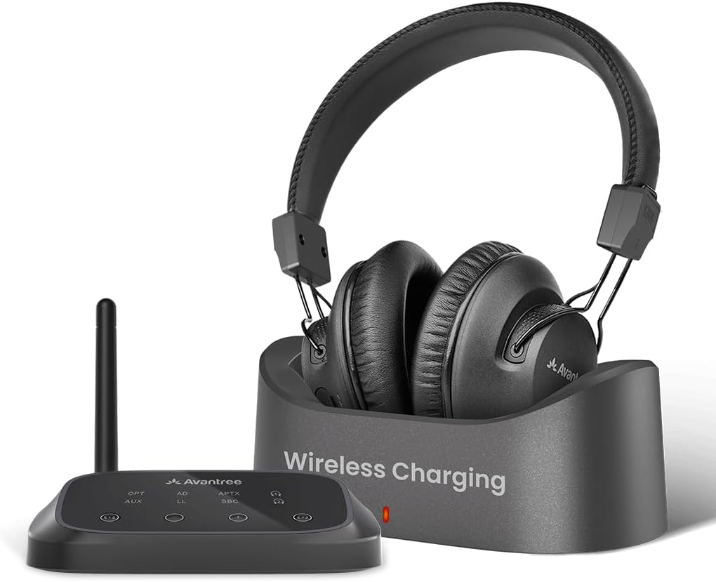 Avantree HT5009 Plus - Wireless Headphones for TV Watching