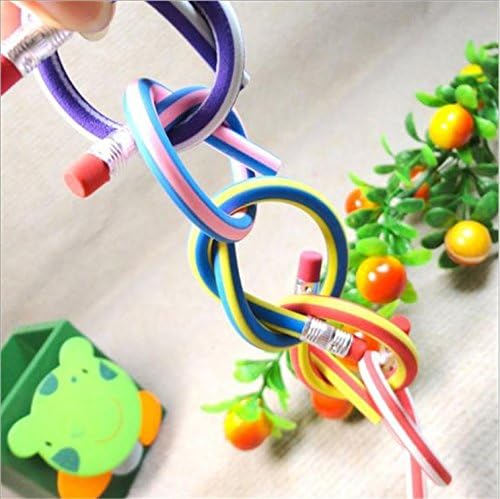 Haawooky 35 Piece Flexible Pencil Magic Bend Toy for Kids