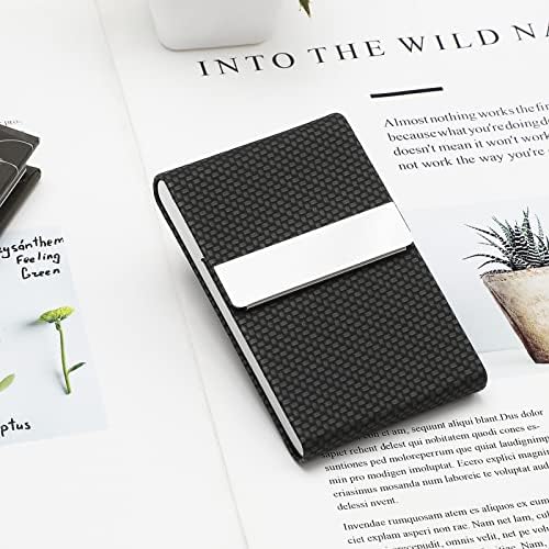 MaxGear Business Card Holder Black Carbon