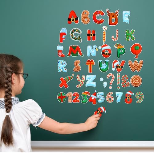 Tenare 134 Pcs Christmas Letter Bulletin Board Set