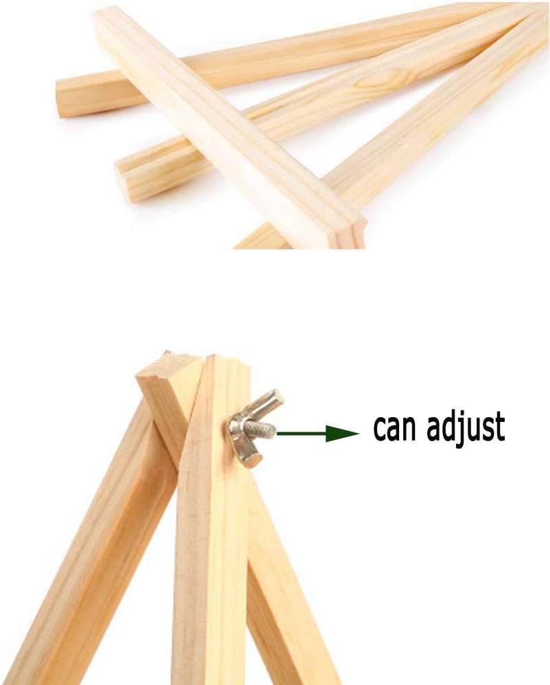 6 Pack 94 Inch Tall Wood Easels for Art and Display