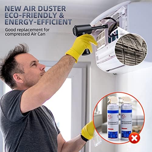 Zarimi Electric Air Duster Keyboard Cleaner with 7600mAh Battery