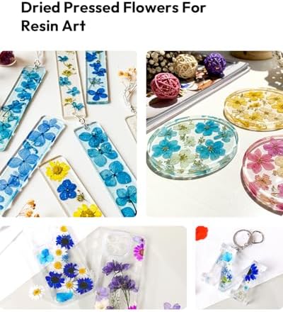 174 Pcs Dried Flowers Pressed for Crafts