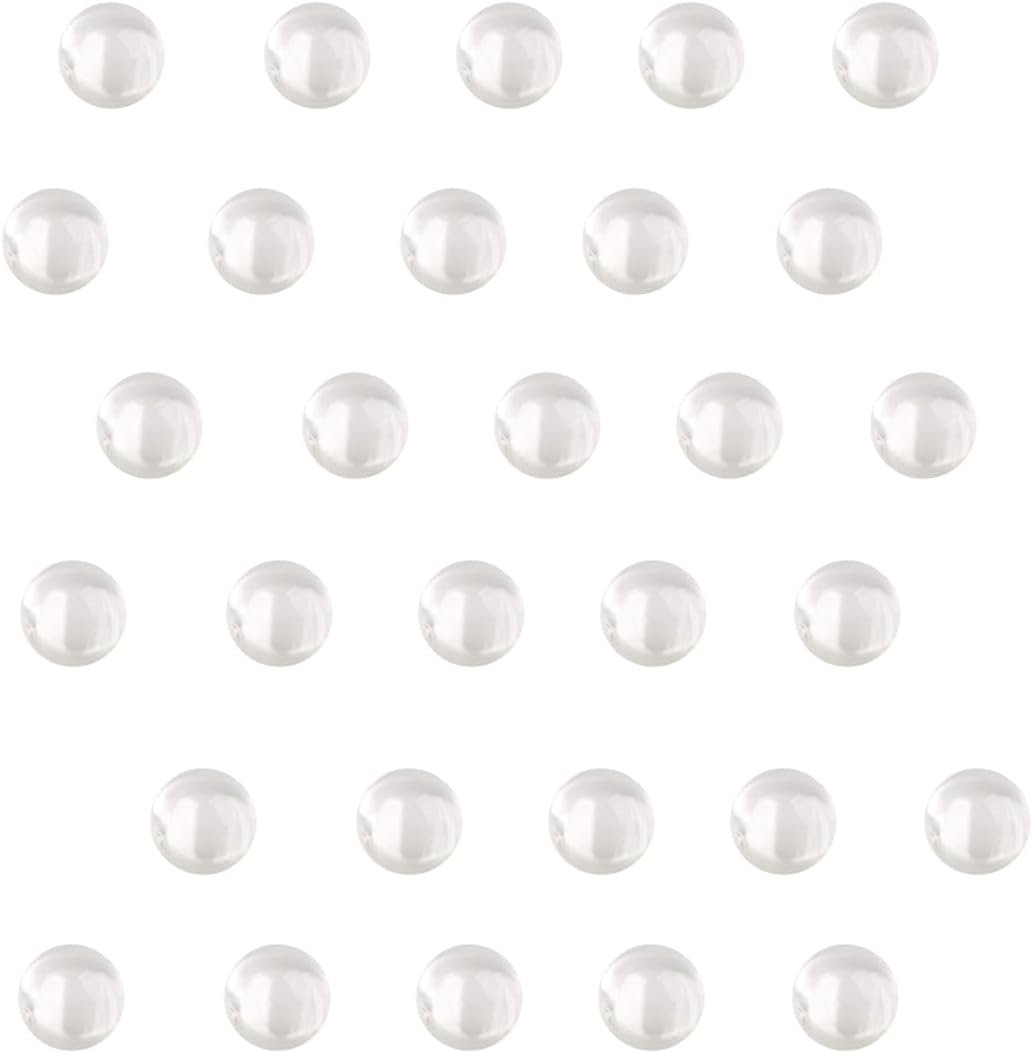 Yeetschi 4mm Clear Quartz Beads Insert 30 Pack