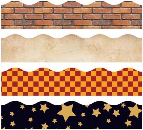 80 Pcs Magical Wizard Bulletin Board Borders Trim Stickers