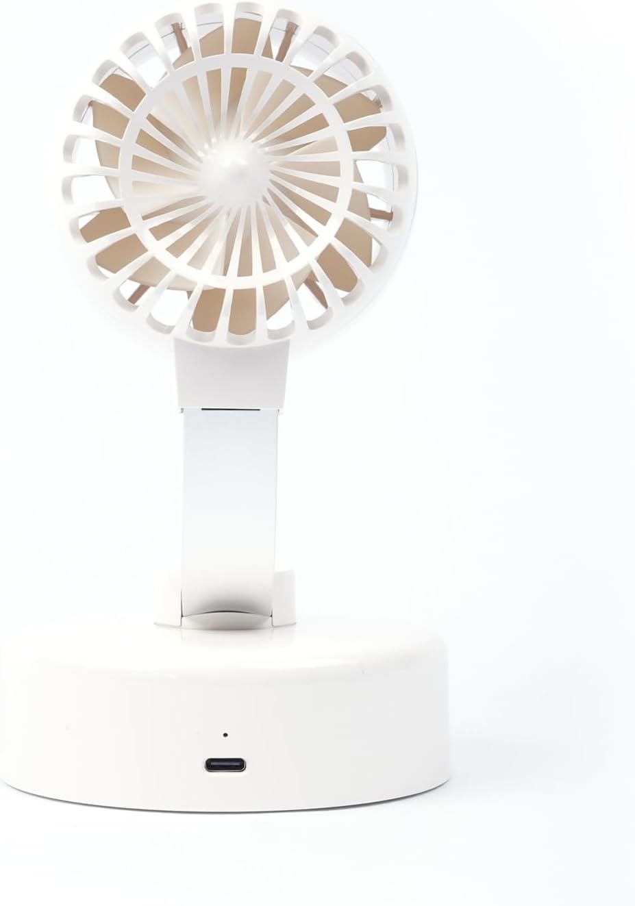 MrYoung Quiet Desk Fan - 4-Speed USB-C Rechargeable with 150 Oscillation
