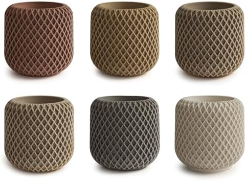 Unique Resin Candle Jar Mold with Geometric Texture