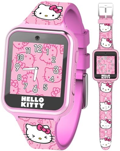 Accutime Hello Kitty Kids Smartwatch with Touchscreen and 10 Watch Faces
