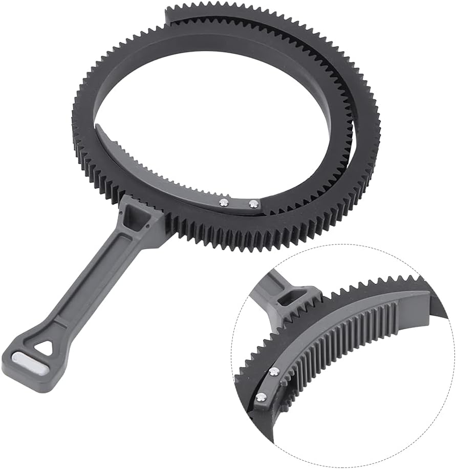 Tbest Adjustable Zoom Follow Focus Lever with Gear Ring for DSLR Cameras