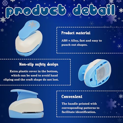 Snowflake Paper Punch for Crafts and Scrapbooking 1-Inch