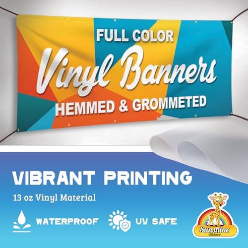 Custom Banners for Business Events Birthdays Weddings