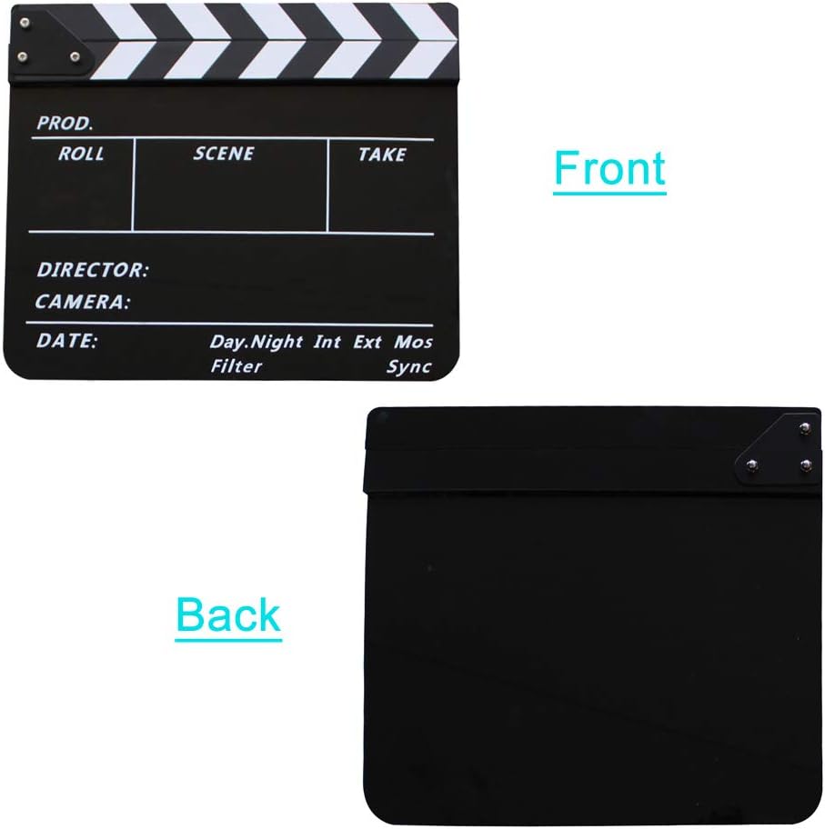Coolbuy112 Magnetic Clapboard with Dry Erase Film and Custom Pens