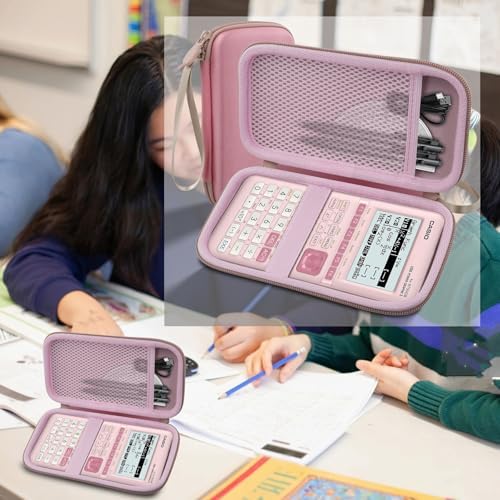 co2CREA Hard Case for Casio fx-9750GIII Graphing Calculators - Pink