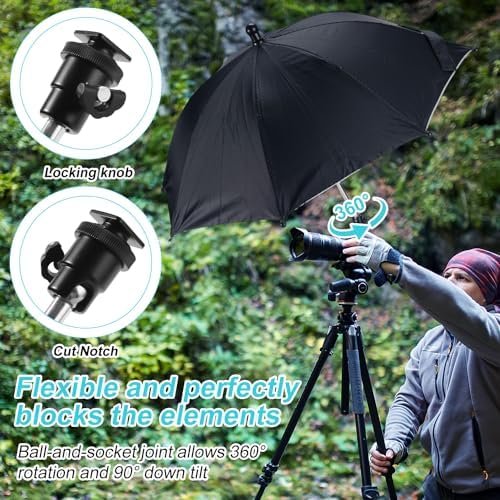 Camera Hot Shoe Umbrella for Canon Nikon DSLR Mirrorless