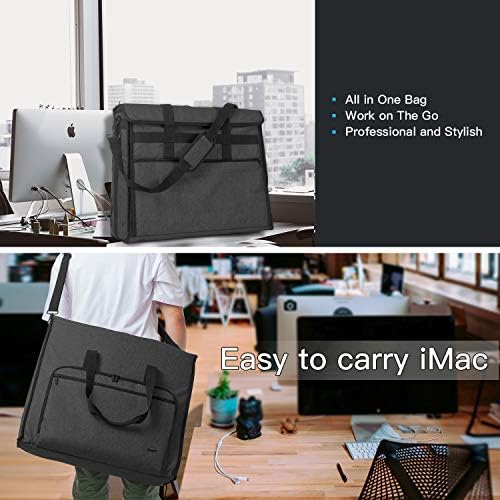 Damero Tote Bag for Apple 27 Inch iMac Desktop