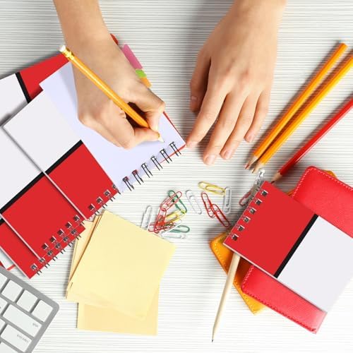 Eaasty 24-Pack Mini Spiral Notebooks Cartoon Theme