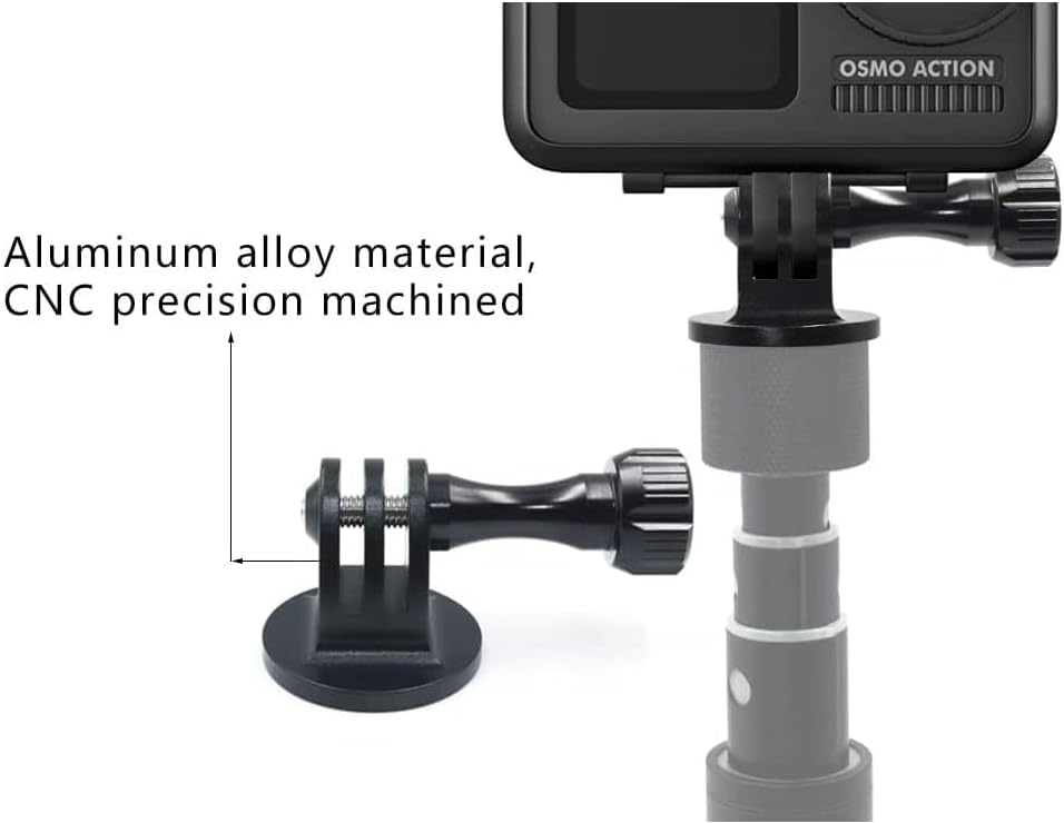 Aluminum Camera Mount Adapter 14-20 for GoPro and Insta360