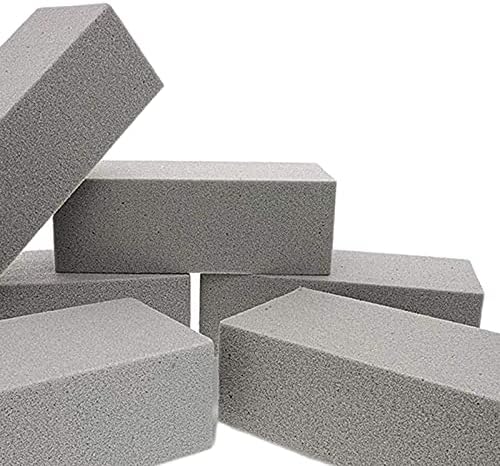 6pcs Dry Floral Foam Bricks for Arrangements and Displays Gray
