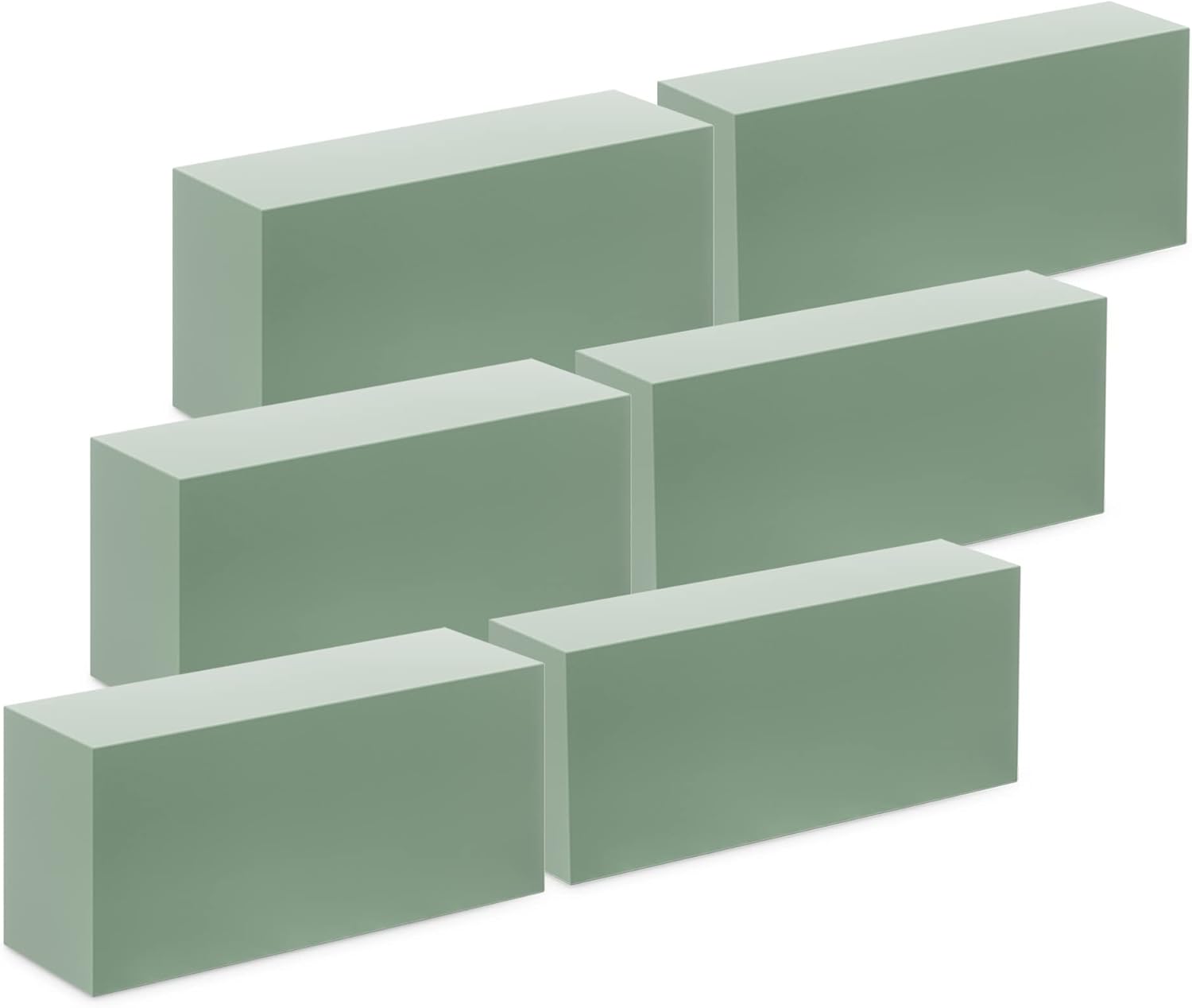 FloraCraft Floral Desert Dry Foam 6 Piece Green