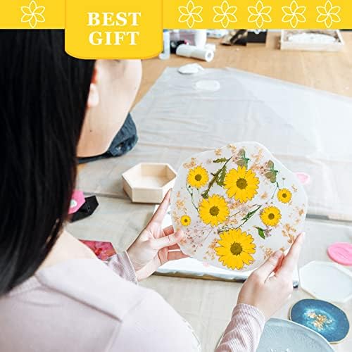 Yellow Dried Flowers Little Daisy for Resin Crafts 60PCS