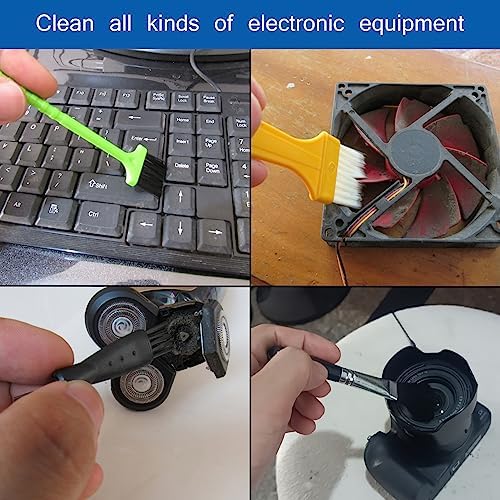 Small Cleaning Brush Set of 22 for Electronics and More