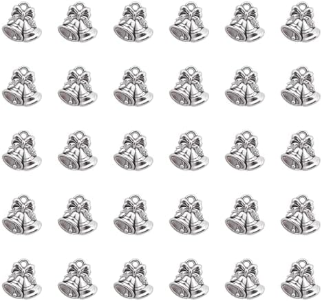 30 Pcs Jingle Bell Charms for Jewelry Making