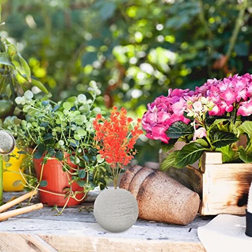 NUOBESTY Floral Foam Spheres 2pcs Grey DIY Kit