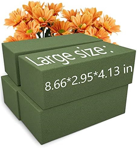 Max Shape Large Floral Foam Blocks 9 Inch 4 Pcs Set