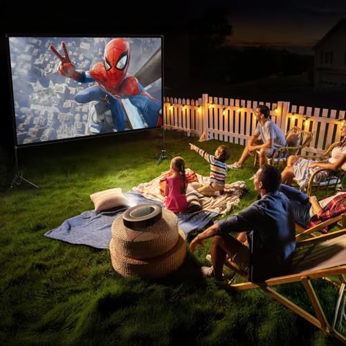 VISULAPEX 120 Inch Projector Screen with Stand