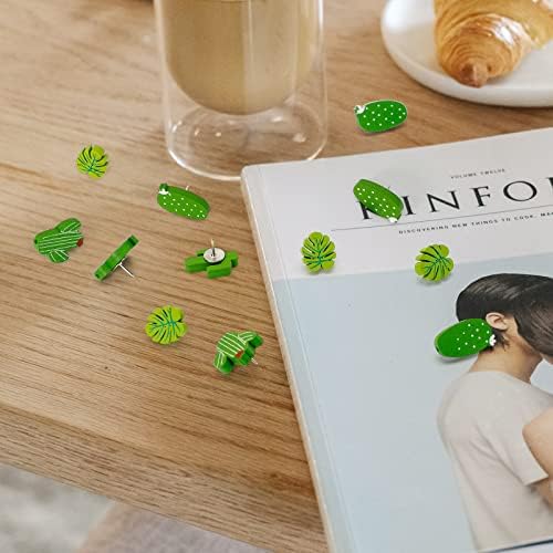 40Pcs Cactus Push Pins Decorative Bulletin Board Tacks