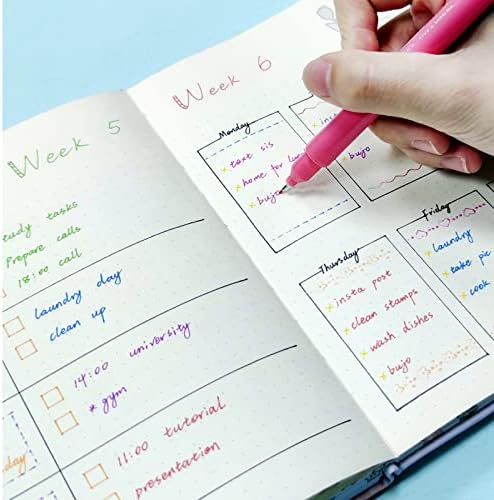 AECHY 8PCS Curve Highlighter Set for Kids and Office Use