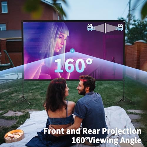 VISULAPEX 120 Inch Projector Screen with Stand