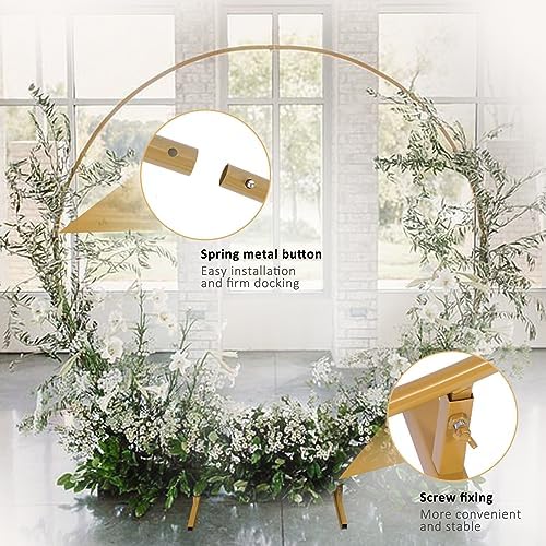 66 Ft Round Balloon Arch Stand Kit for Weddings and Parties