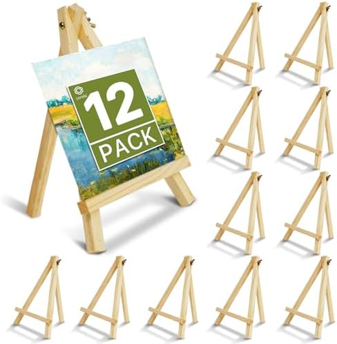 CONDA 12 Pack 9 Inch Tabletop Easels Set