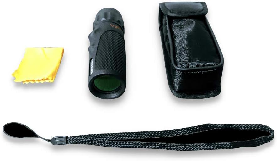 Roxant Viper 10x25 Monocular Telescope - Military Grade BAK4 Prism Pocket Scope